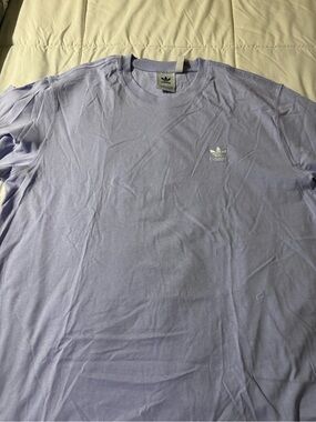 adidas Men’s Light Lavender Trefoil Short Sleeve Tee